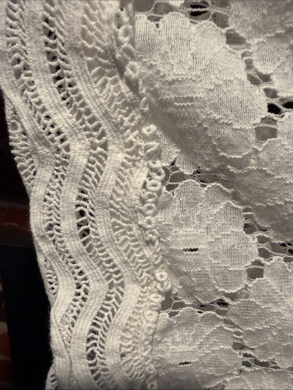 LOFT Plus White Lace Blouse - Picture 4 of 5
